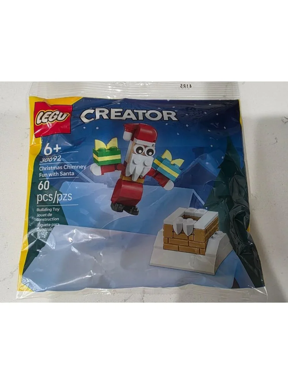 LEGO Creator 30692 Christmas Chimney Fun with Santa 60 pcs New in Sealed Bag